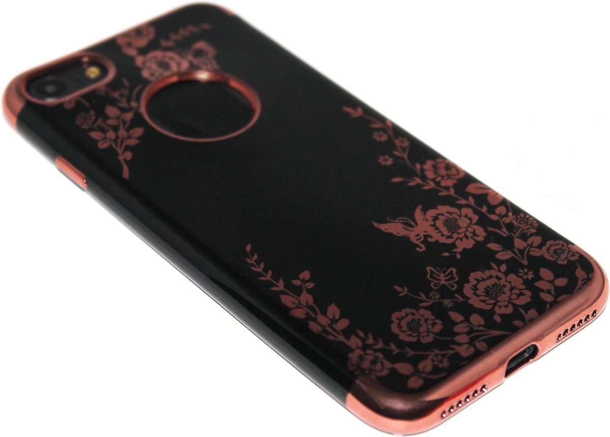 Glimmend vlinder hoesje Geschikt voor iPhone SE (2022/ 2020)/ 8/ 7