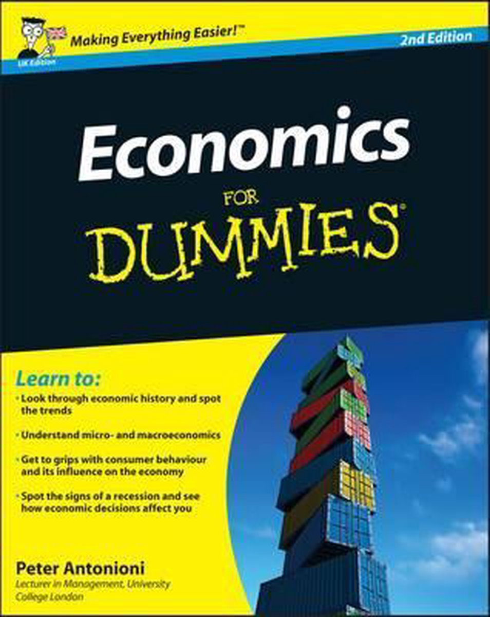 Economics For Dummies 9780470973257 Peter Antonioni Boeken
