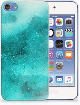 TPU étui pour Apple iPod Touch 5 | 6 Coque Téléphone Peinture Bleu