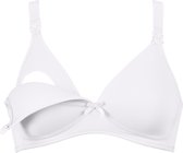 Naturana Voedings-BH met soft cup - 5666 - wit - C80
