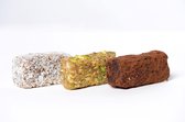SupMedi CBD Wünderbars bevatten 10 mg CBD per bar – 6 stuks - 3 smaken - 2 stuks van elke smaak