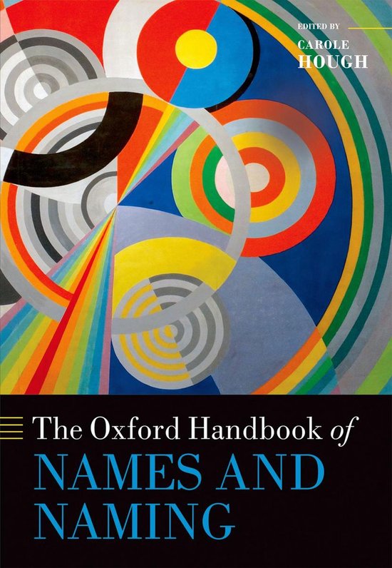 Oxford Handbooks - The Oxford Handbook of Names and Naming - cover