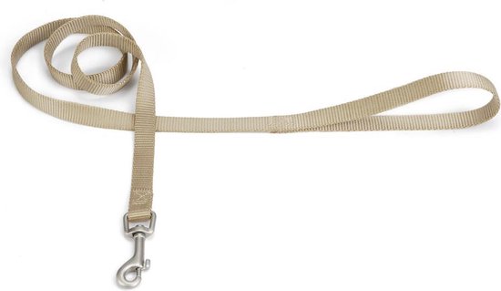 Nylon looplijn. Beige.