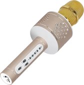 Promate VocalMic-3 Draadloze Karaoke Microfoon met ingebouwde Luidspreker (Goud)