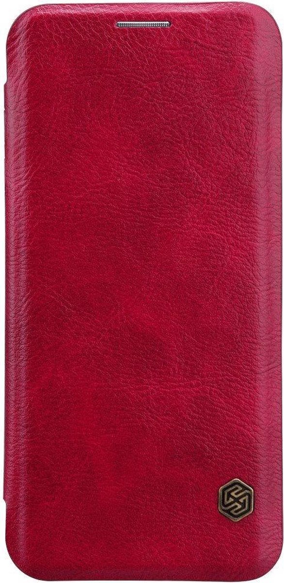 Nillkin - Samsung Galaxy S8 Hoesje - Leather Case Qin Series Zwart