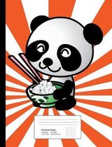 Panda Graph Paper Composition Book