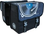 FastRider Dubbele Fietstas | 33 liter | DJ plaat