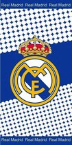 Badlaken Real Madrid blauw/wit dots