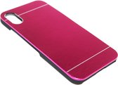 Aluminium hoesje paars Geschikt voor iPhone XS / X