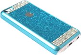 Bling bling hoesje blauw iPhone 5C