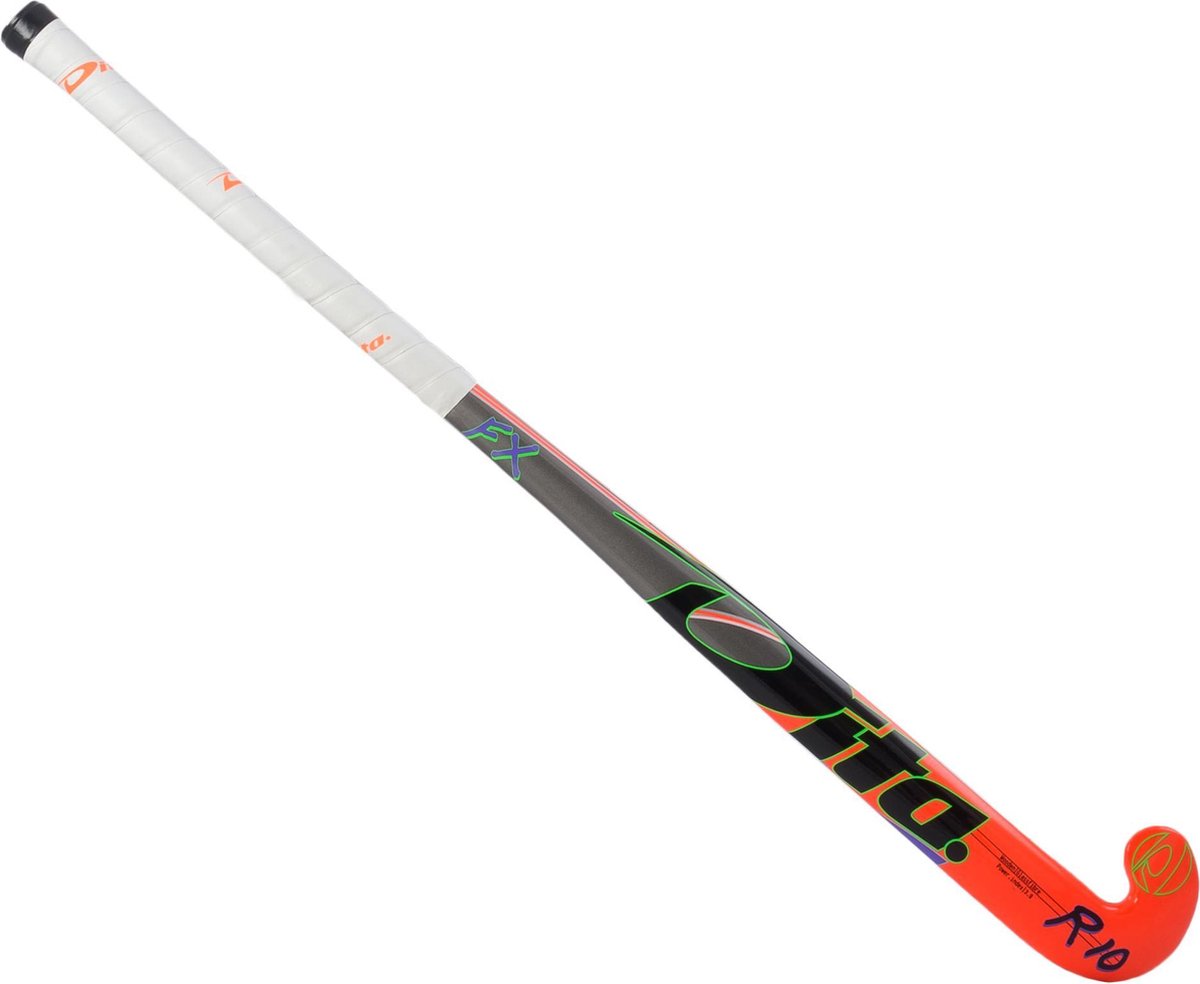 Dita Hockeystick - oranje/grijs/zwart/groen