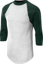 Soffe Classique Baseball Undershirt 3/4 Sleeve - Adultes - Vert foncé - Medium