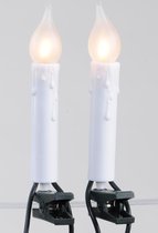 Kaarsverlichting flame wit 6 m