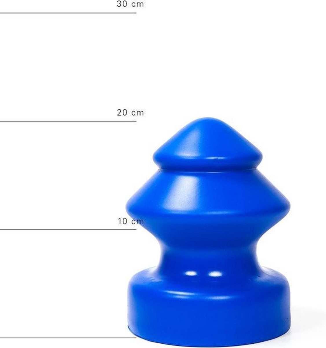 All Blue Buttplug 19 x 4,5 cm - blauw
