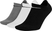 Nike Sokken (regular) - Maat 43-46 - Unisex - zwart/wit