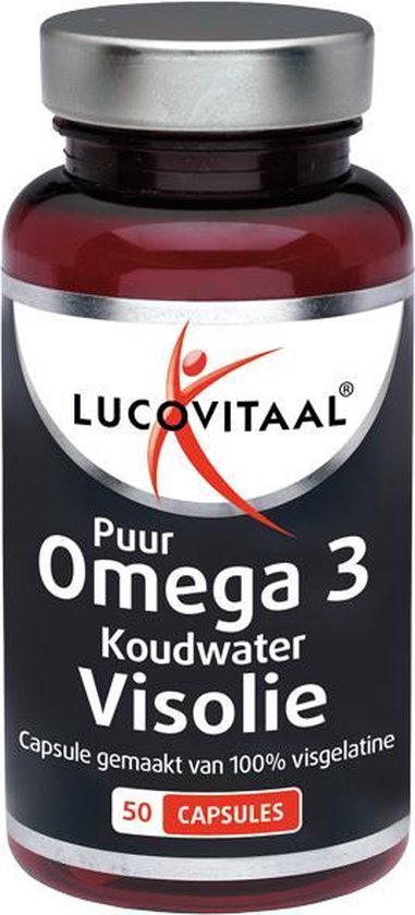 atoom Waterig oosters Lucovitaal - Koudwater Visolie Omega 3 Puur - 50 capsules - Visolie -  Voedingssupplement | bol.com