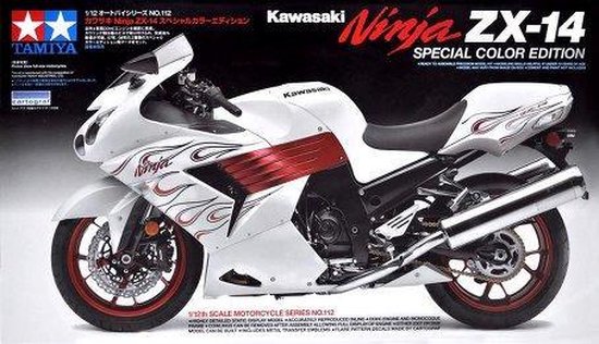 Tamiya montagekit Kawasaki Ninja ZX-14 Special Color Edition 1:12 