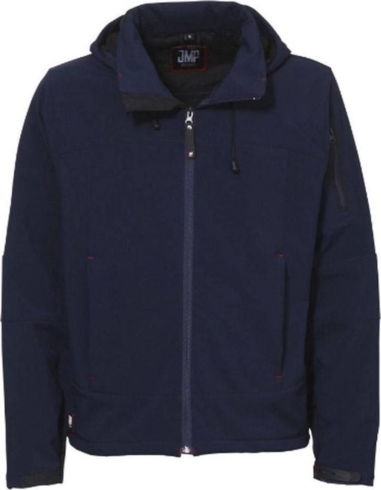 Foto: Jmp wear 3vp m060008 andorra navy softshell jas uniseks