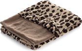 Smart pet love snuggle bed - giraffe - hond & kat - bruin - 80 x 50 cm