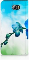 Huawei Y5 2 | Housse Y6 Compact Standcase Design Orchid Blauw