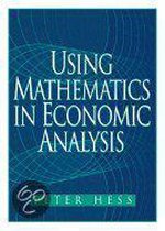 Using Mathematics in Economic Analysis