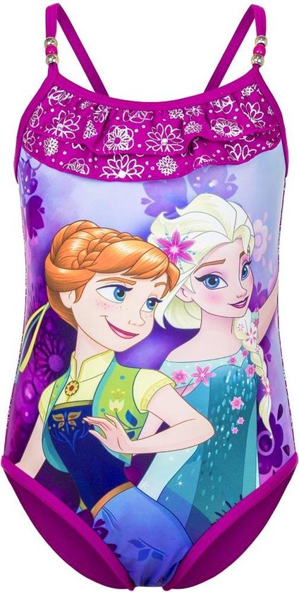 Frozen Elsa en Anna badpak maat 122/128 | bol.com