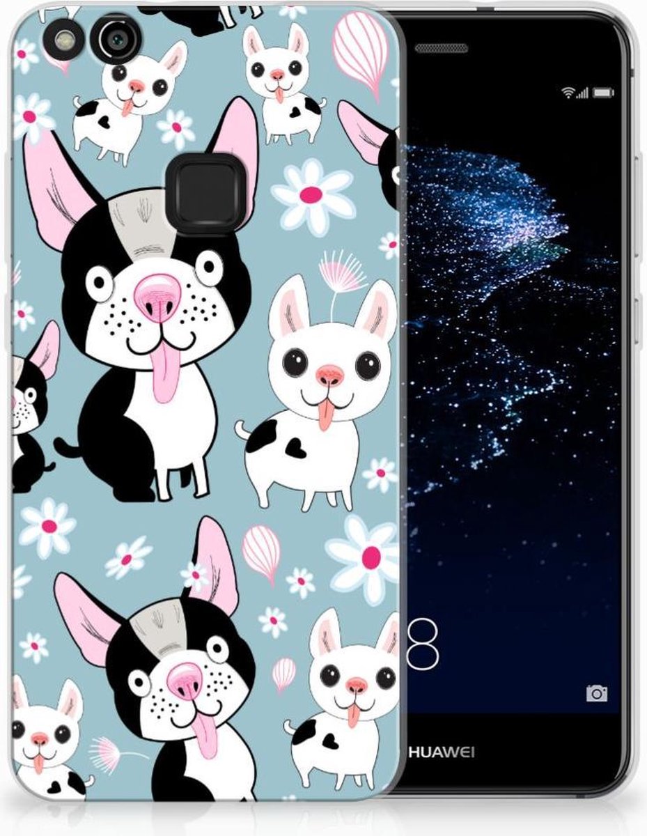 Huawei P10 Lite TPU Hoesje Hondjes