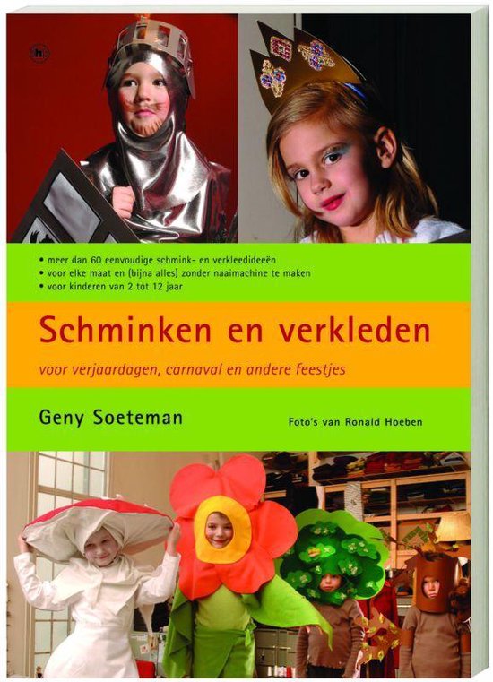 Cover van het boek 'Schminken en verkleden' van Geny Soeteman