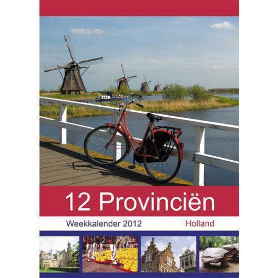 Cover van het boek '12 provinciën Week Notitie Kalender 2012'