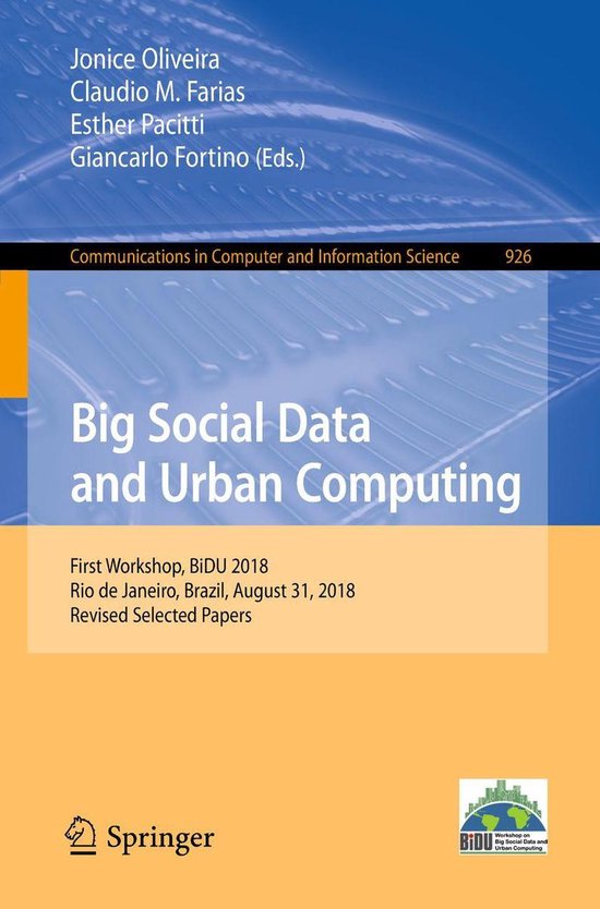 Springer Nature Proceedings Computer Science - Big Social Da ... - cover