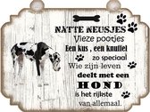 Spreukenbordje hond: Duitse dog