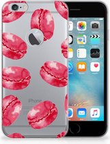 Geschikt voor iPhone 6 Plus | 6s Plus TPU Hoesje Design Pink Macarons