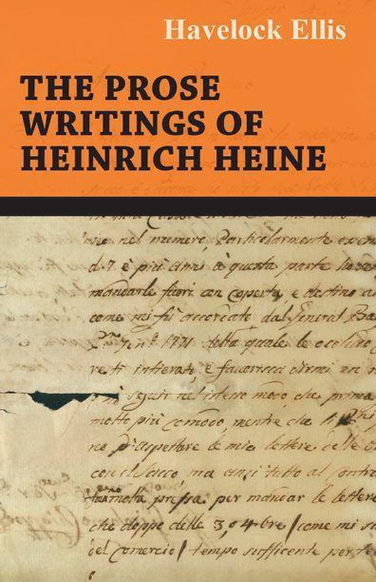The Prose Writings of Heinrich Heine - cover