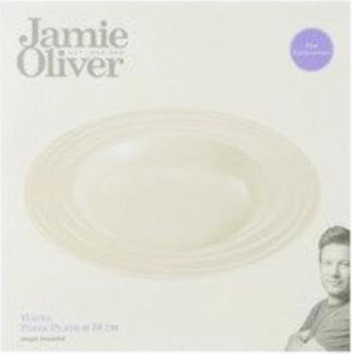 Welsprekend Koken Kroniek Groot Diep Pastabord 28 cm - Jamie Oliver Waves - Wit Bord Borden | bol.com