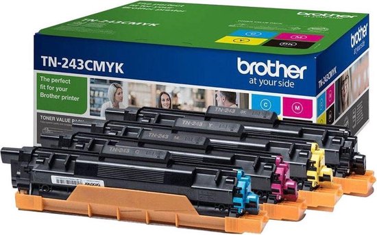 Cartouches de toner laser INKTDL XL Multipack pour Brother TN-243K