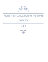 Deep into China Histories - History of Education in the Yuan Dynasty