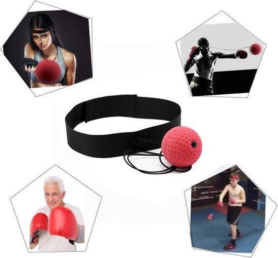 SET DE 3 PELOTAS DE BOXEO REFLEX BALL BOXING - 3 NIVELES - ALPHA GYM STORE