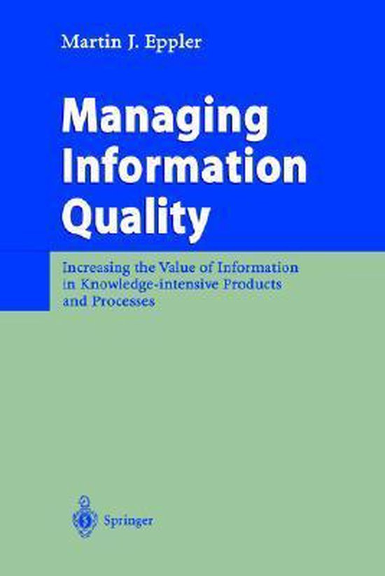 Managing Information Quality - cover
