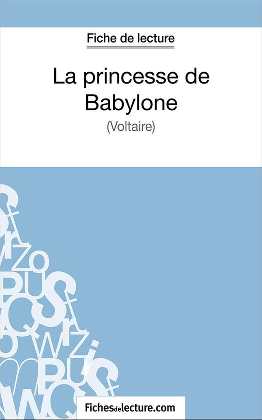 La princesse de Babylone - cover