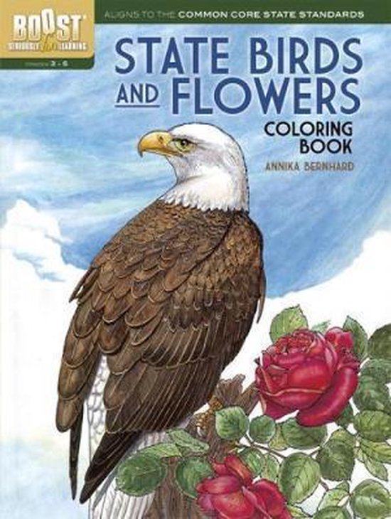 State Birds and Flowers Coloring Book, Annika Bernhard | 9780486494388 | Boeken | bol.com