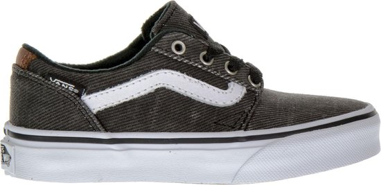 Vans Chapman Stripe Sneakers Junior Sportschoenen - Maat 33 - Unisex -  zwart/grijs/wit | bol.com