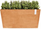 Ecopots Paris 100 - Terra - 99,7 x 46,4 x H51 cm - Rechthoekige terrakleurige bloempot / plantenbak