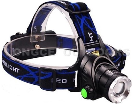 inhalen Mordrin snorkel Waterproof High Power LED Hoofdlamp - Met Zoom-functie - 1600 Lumen |  bol.com