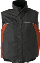 Havep 4seasons bodywarmer 5334 charcoal/rood EEL