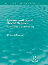 Routledge Revivals - Hermeneutics and Social Science (Routledge Revivals)