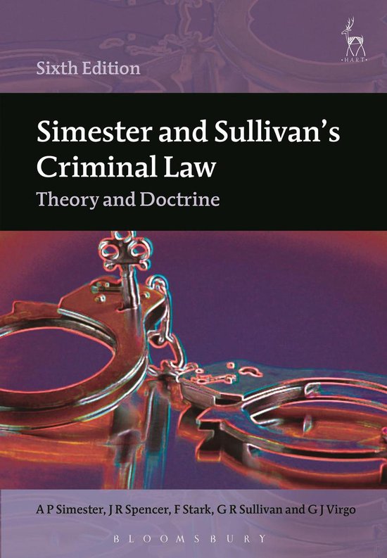 Simester and Sullivan's Criminal Law - cover