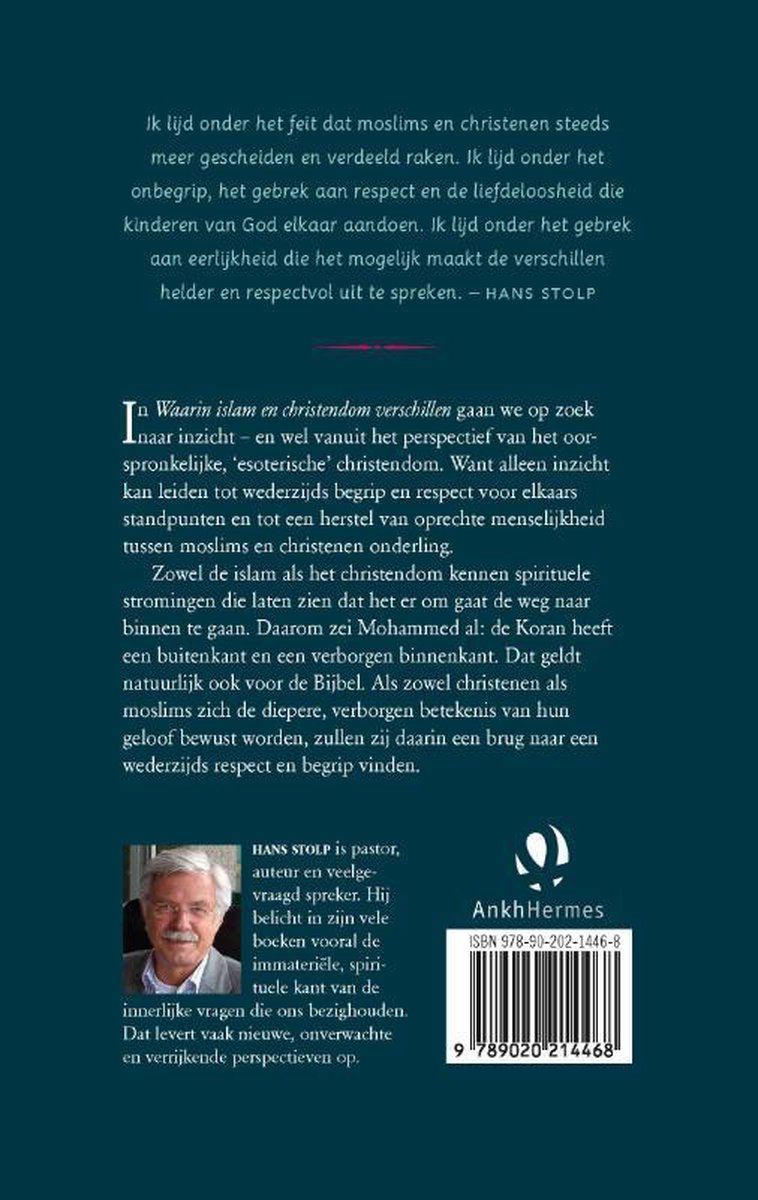 Waarin islam en christendom verschillen - back cover