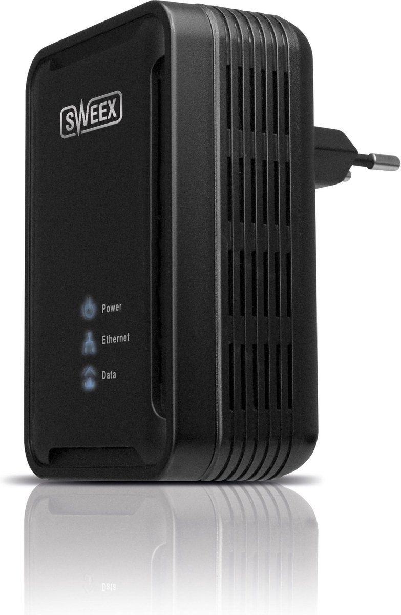 Dicteren Melodieus Gewoon doen Sweex Powerline Ethernet Adapter 200 Mbps 200 Mbit/s | bol.com