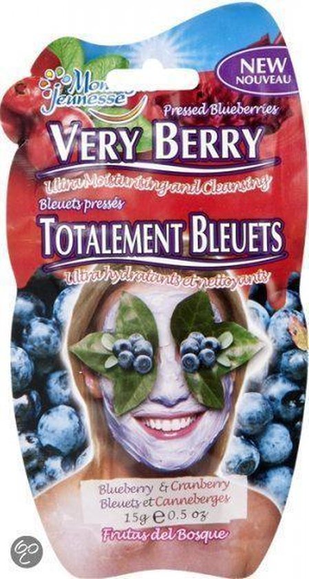 Montagne Jeunesse very berry Blueberry & Cranberry - Gezichtsmasker