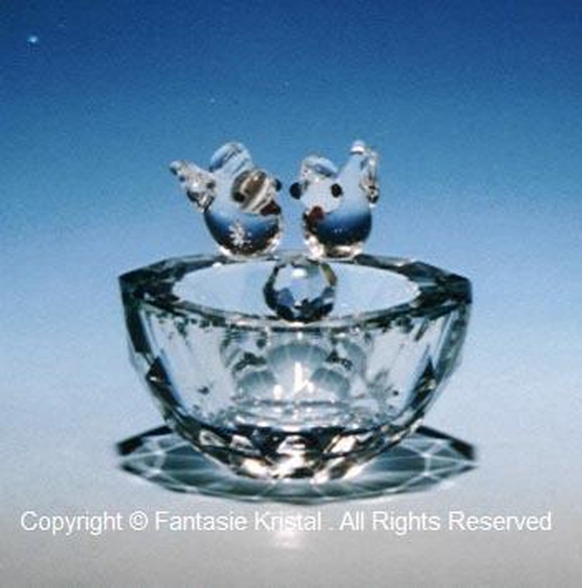 Vogelnest van kristal, 4.5 cm